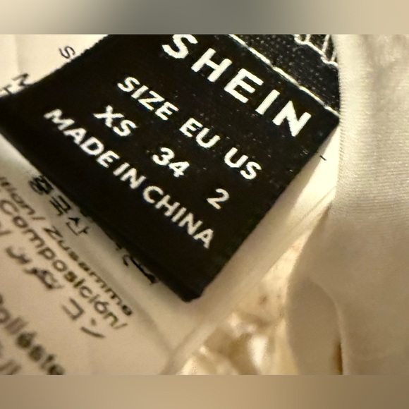 Women’s XS SHEIN Cream Dress - Picture 5 of 5